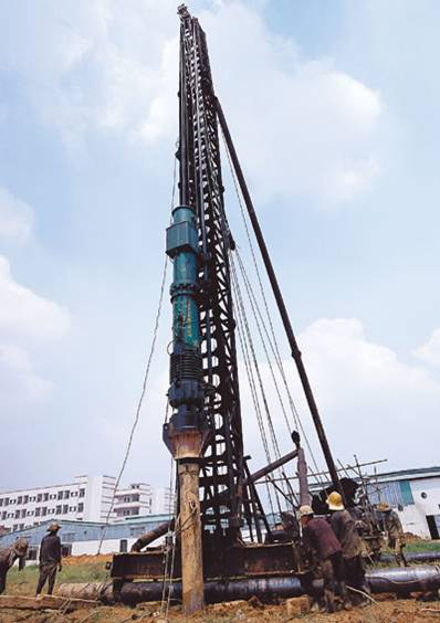 青岛市北区振动沉管载体桩